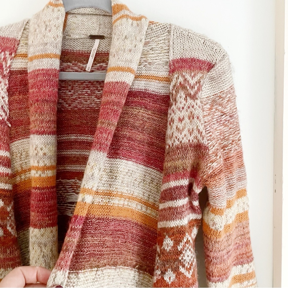 Free People Yesterdays Smile boho maxi cardigan